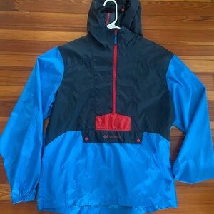 Columbia Black and Blue Pullover Jacket